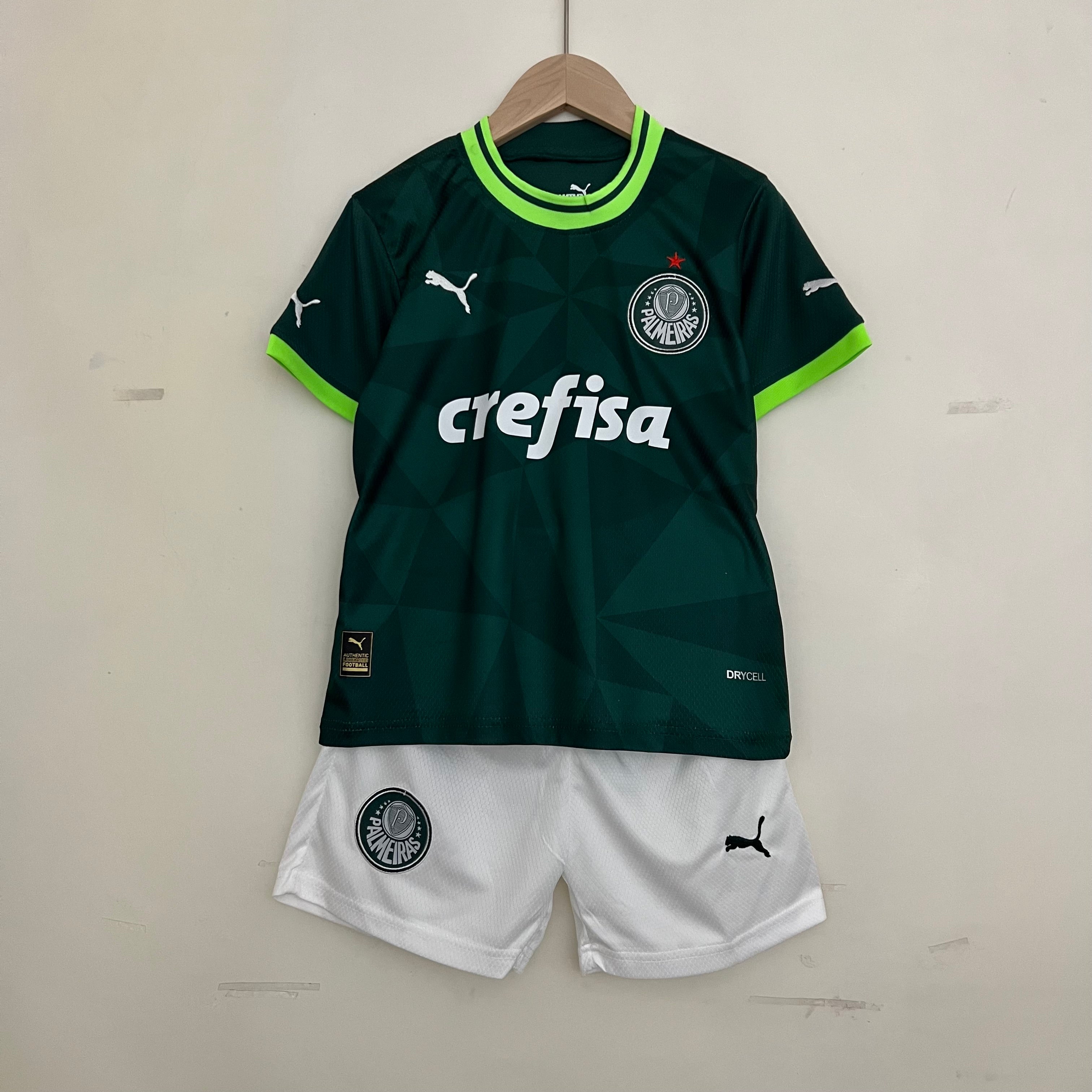 Palmeiras I 23/24 Children's Kit - Green