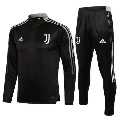 Juventus 21/22 Black Tracksuit With Zipper