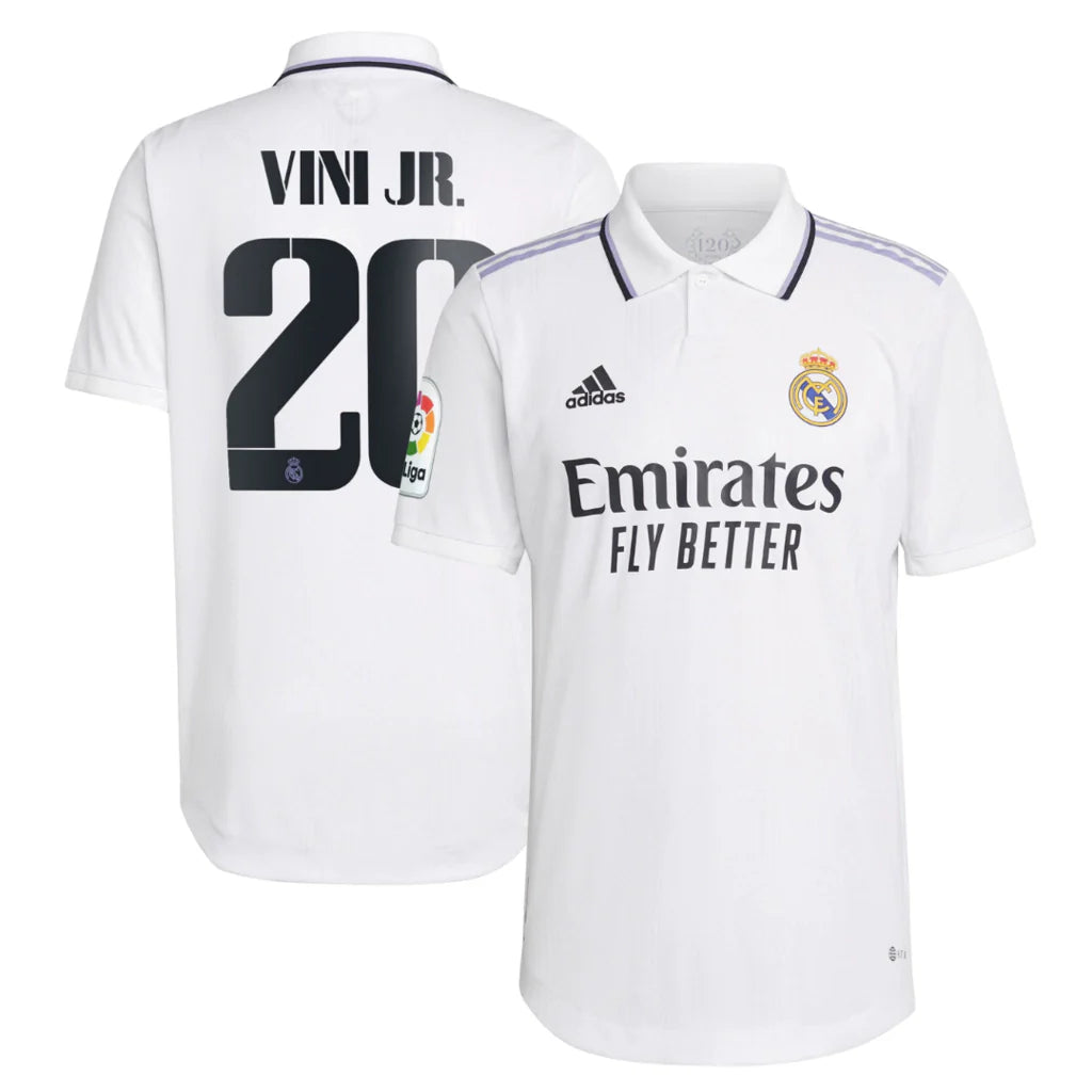 Real Madrid I Jersey [VINI JR #20] WITH PATCH La Liga 22/23 - White