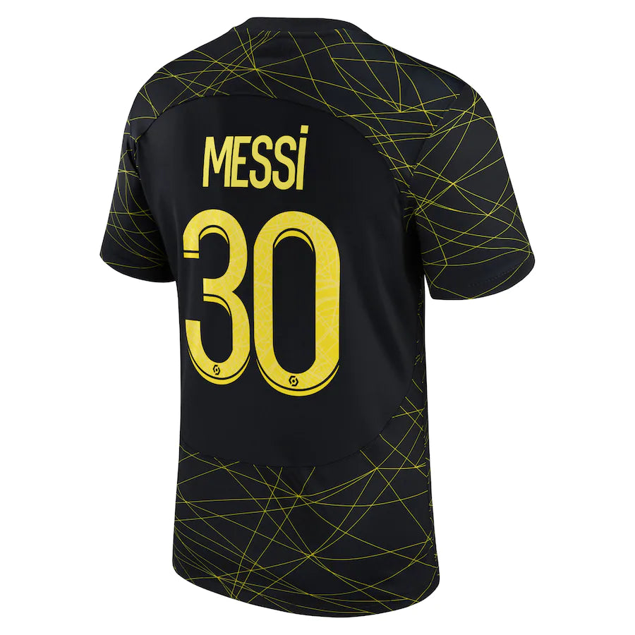 PSG Fourth 22/23 [Messi #30] Jersey - Black