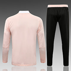 Juventus 21/22 Pink and Black Tracksuit with Zipper